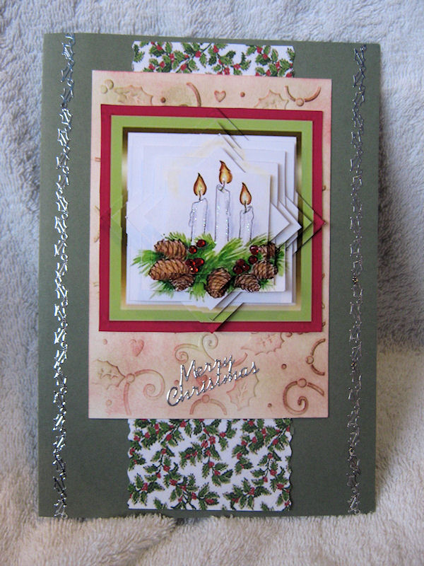 Three Candles Star Pyramid by Craft Box