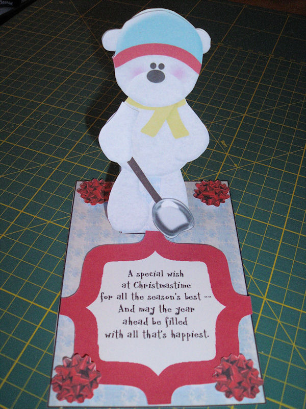 Winter Wonderland Polar Bear Mini Easel Card by Craft Box