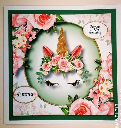 Floral Unicorn Crown Bumper Kit 2 by S.Elisabet Osborn Wright