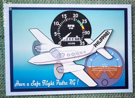 Plane decoupage by S.Elisabet Osborn Wright