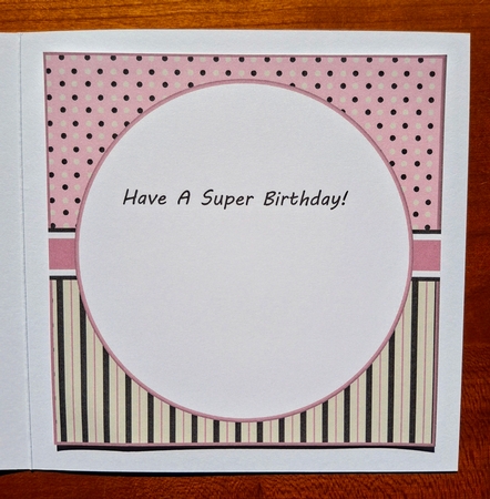 8x8 Panda with a touch of safari Blank Insert  by S.Elisabet Osborn Wright