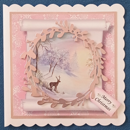 Christmas Parchment Scroll 4 No Flowers by S.Elisabet Osborn Wright