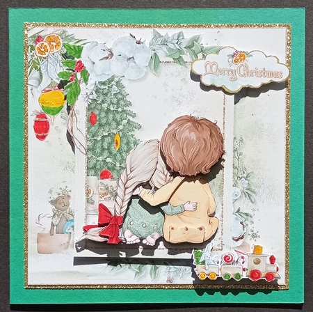 Children on Christmas Morning Mini Kit by S.Elisabet Osborn Wright