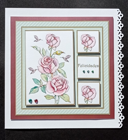 Lovely Roses Mothers Day Topper - Card Four by S.Elisabet Osborn Wright