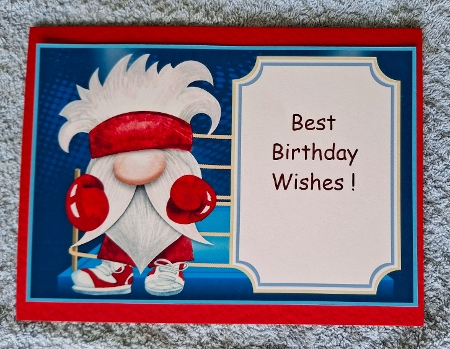 2 Boxing gnome card fronts/toppers by S.Elisabet Osborn Wright