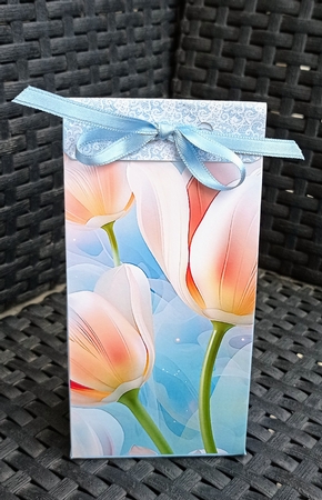 Tulips and lace pinch bag 10 by S.Elisabet Osborn Wright
