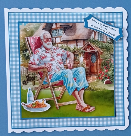 Grandpa, Loves Relaxing In His Garden - Mini Kit by S.Elisabet Osborn Wright