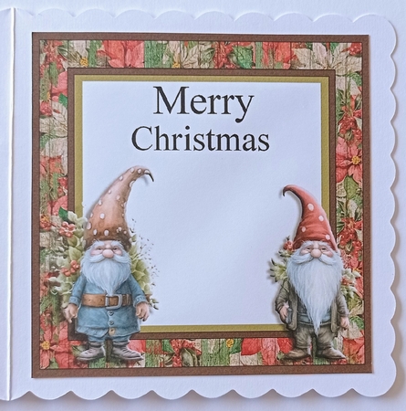 Gnome For Christmas Insert Merry Christmas by S.Elisabet Osborn Wright