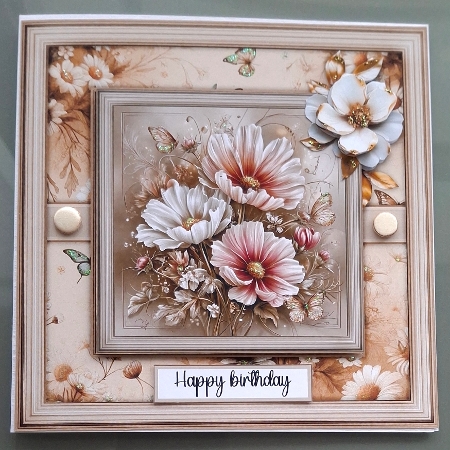 Golden Flowers - Mini Kit 6x6 by S.Elisabet Osborn Wright