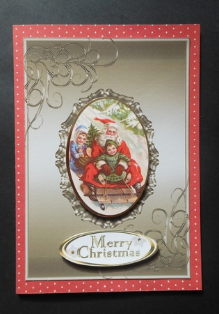 Embossed Metallic Blank Card Fronts Set 4 by S.Elisabet Osborn Wright