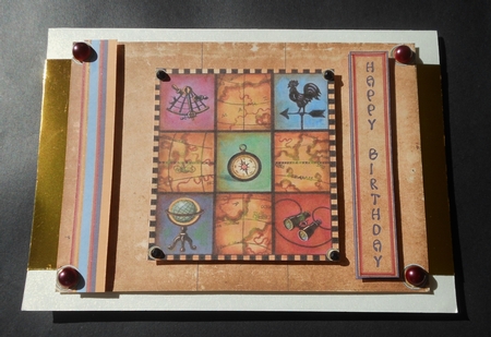 Male Birthday Swing Card by S.Elisabet Osborn Wright