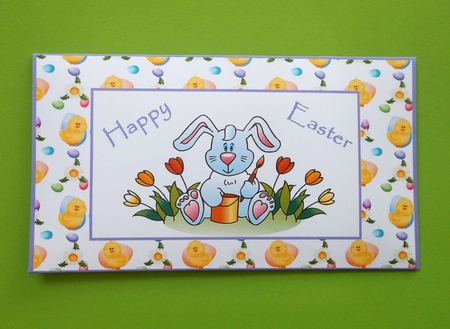 Easter Bunny Moneywallet by S.Elisabet Osborn Wright