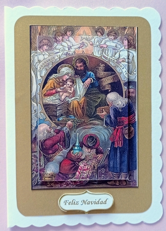 Nativity Card Front Stacker Sheet by S.Elisabet Osborn Wright
