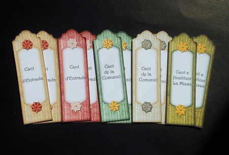 Bookmarks with Flowers Reverse Sides by S.Elisabet Osborn Wright