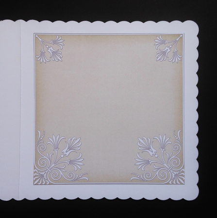 Olive 7in Ornate Lace Tag Matching Insert Panel by S.Elisabet Osborn Wright