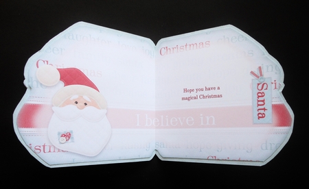 I Believe in Santa Shaped Fold Card Kit by S.Elisabet Osborn Wright