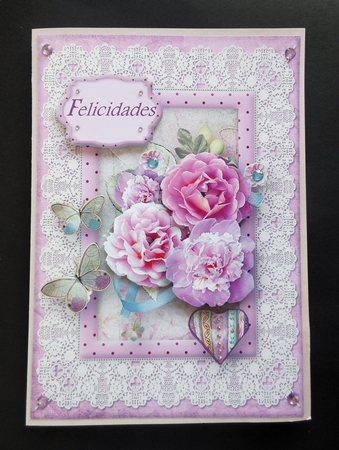 Lacy Lovelies A5 - Flowers and Butterflies by S.Elisabet Osborn Wright