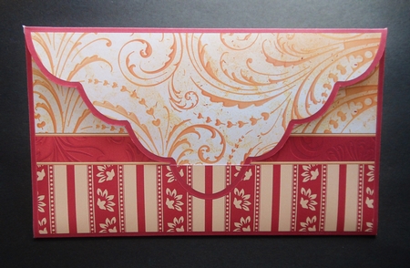Shattered Santa Christmas Money Wallet Envelope by S.Elisabet Osborn Wright