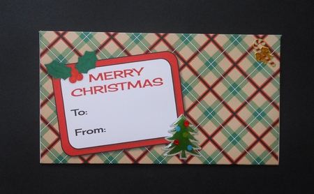 Christmas Tartan Money Wallet 2 by S.Elisabet Osborn Wright