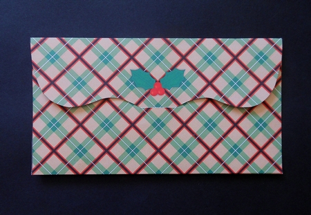 Christmas Tartan Money Wallet 2 by S.Elisabet Osborn Wright