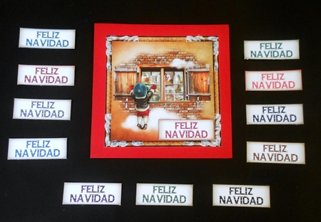 13 Feliz Navidad Captions (spanish) by S.Elisabet Osborn Wright