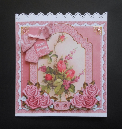 Rose Bouquet Happy Birthday 6in Christmas Step by Step by S.Elisabet Osborn Wright