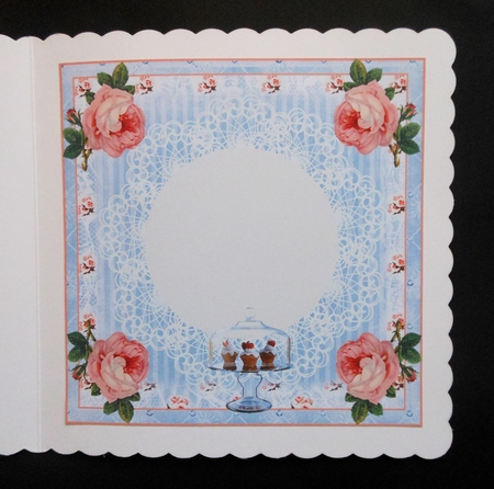 Strawberry Cupcakes Card Front Kit by S.Elisabet Osborn Wright