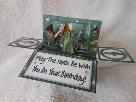 War Among the Stars - 3D Box Card Kit + Extra Tags & Envelo by S.Elisabet Osborn Wright