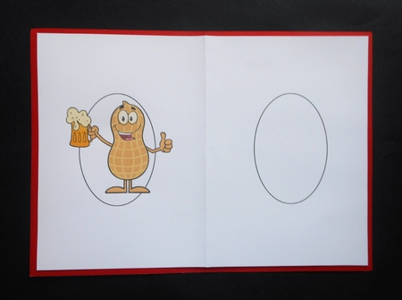 birthday beer nut insert by S.Elisabet Osborn Wright