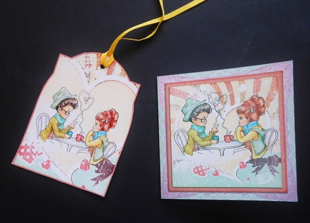 Lovely couple cardkit 879 by S.Elisabet Osborn Wright