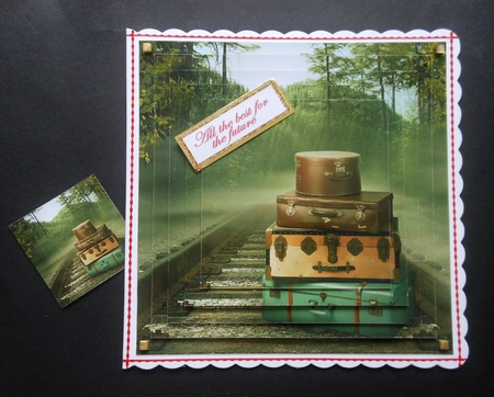 The Old Victorian Train Station 13 - Travel Adventures Insert & Tag by S.Elisabet Osborn Wright