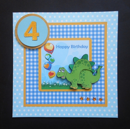 Dino - Happy Birthday by S.Elisabet Osborn Wright