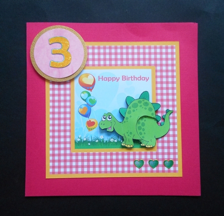 Dino - Happy Birthday by S.Elisabet Osborn Wright