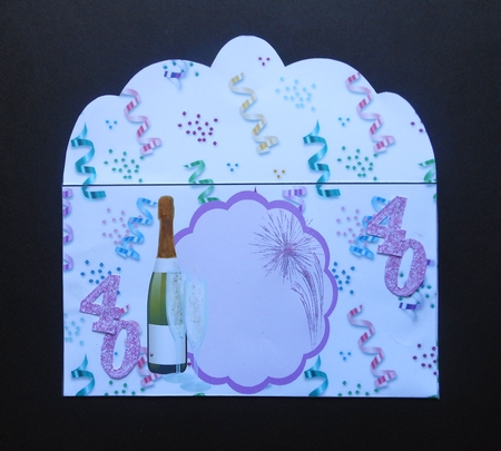 Lets Party Money Wallet by S.Elisabet Osborn Wright