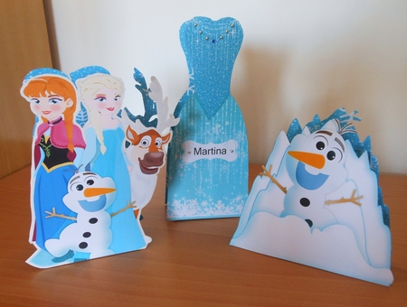 Snowflake Princess Party- Novelty Favour Boxes Set 1 by S.Elisabet Osborn Wright