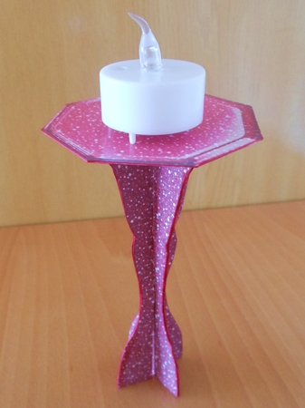 Snowflake Princess Party Single Cupcake Stands/Luminiere Table Decoration and Cupcake Wrappers by S.Elisabet Osborn Wright