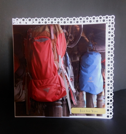 Sport - Hikers Paradise - 3D Decoupage + Insert & Tag by S.Elisabet Osborn Wright