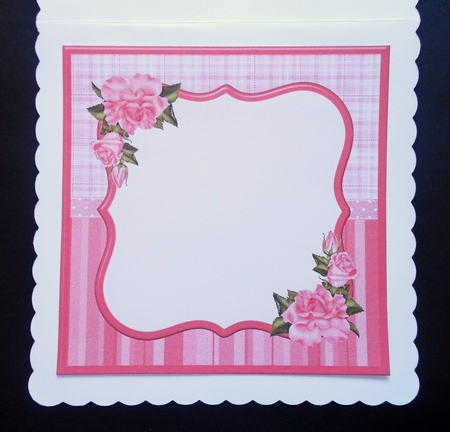New Baby Girl Card Insert (blank) by S.Elisabet Osborn Wright