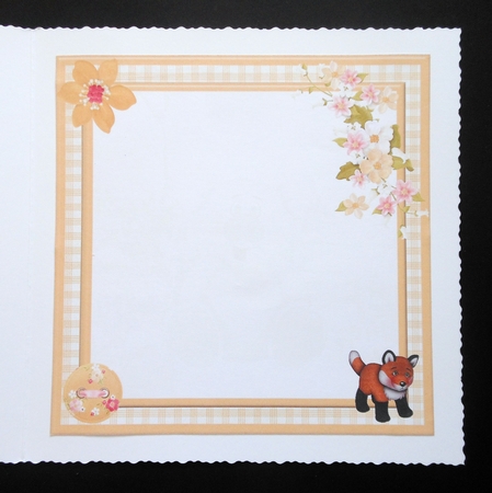Fox card insert by S.Elisabet Osborn Wright
