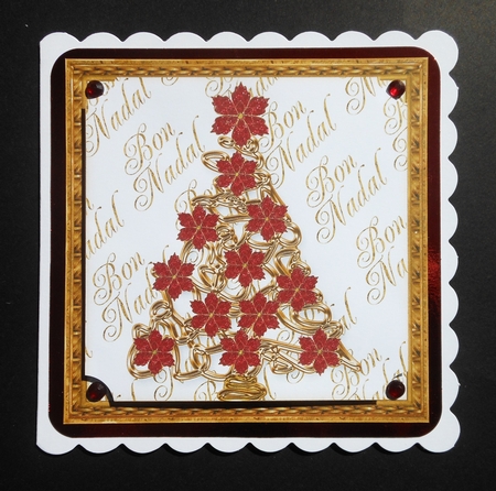 Bon Nadal Artistic Christmas Tree Topper 2 by S.Elisabet Osborn Wright