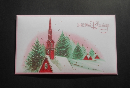 Christmas blessings money wallet by S.Elisabet Osborn Wright