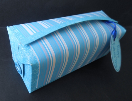 Mens Wash Bag in Turquoise Mini Kit by S.Elisabet Osborn Wright