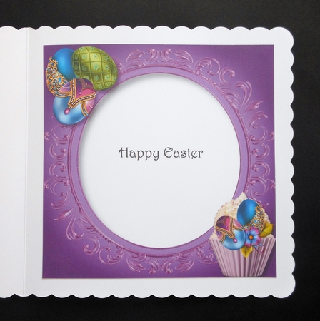 Jewelled Easter Eggs Cupcake by S.Elisabet Osborn Wright