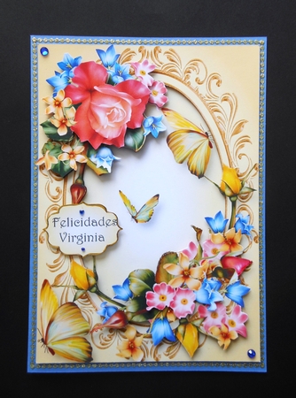 Rosey Posey & Butterflies by S.Elisabet Osborn Wright