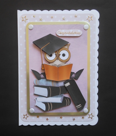 female graduation owl step by step by S.Elisabet Osborn Wright