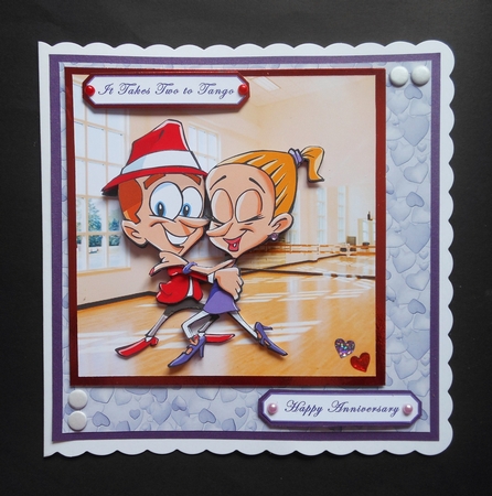 IT TAKES TWO TO TANGO BIRTHDAY OR ANNIVERSARY MINIKIT by S.Elisabet Osborn Wright