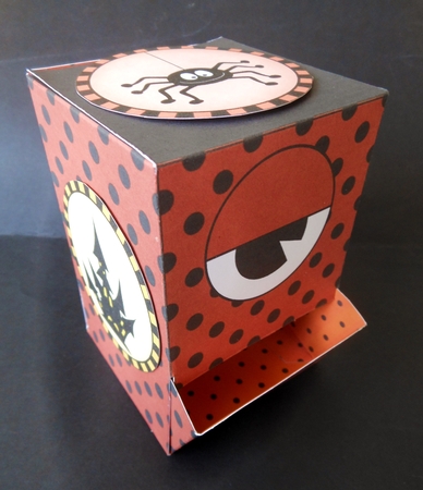 3D Fun Halloween Dispenser Box Mini Kit - Scary Monster Phantom by S.Elisabet Osborn Wright