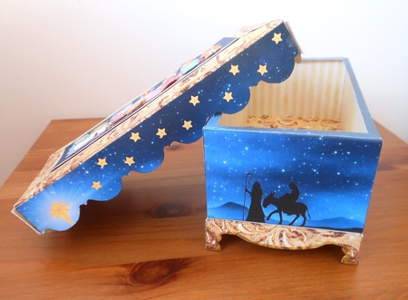 One Starry Night - Ornate Gift Box by S.Elisabet Osborn Wright