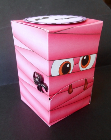 3D Fun Halloween Dispenser Box Mini Kit - Mummy Zelda by S.Elisabet Osborn Wright