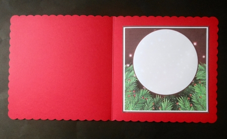JOYEUX NOEL BAUBLE CARD - MINI KIT by S.Elisabet Osborn Wright